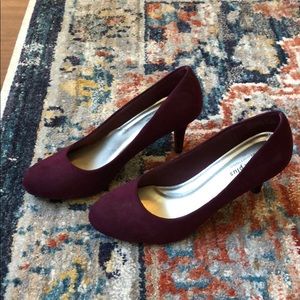 Maroon Comfort Plus heels